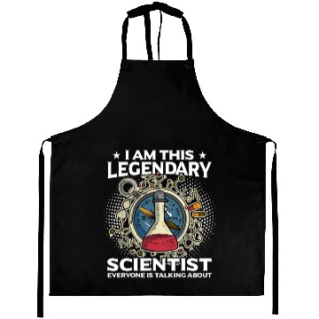 Discover Science Teacher Physics Chemistry Funny scientist Aprons
