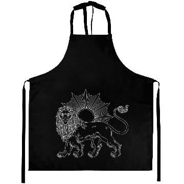 Discover Lion and Sun White Aprons