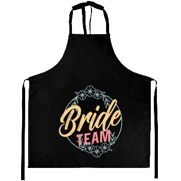 Discover Bride Team Cute Wedding Bachelorette Party Aprons