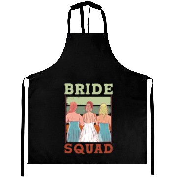 Discover Bride Squad Bachelorette Party Wedding Cute Aprons
