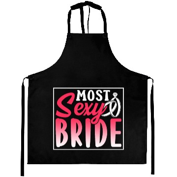 Discover Most Sexy Bride Cute Wedding Bachelorette Party Aprons