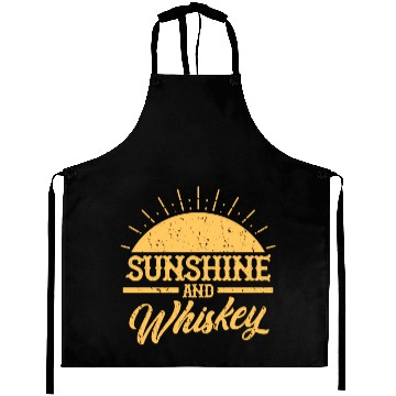 Discover Sunshine And Whiskey Whisky Drinkers Aprons