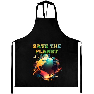 Discover Save the Planet Climate and Nature Care Aprons