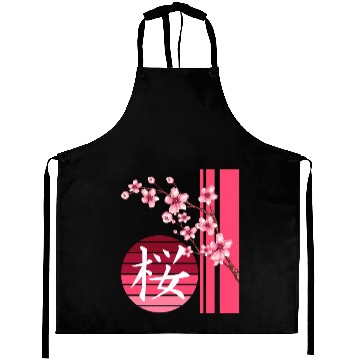 Discover Sakura Flowers Spring Cherry Blossoms Japanese Kan Aprons