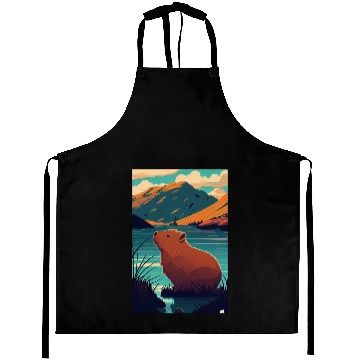 Discover Capybara Nature Capibara Aprons
