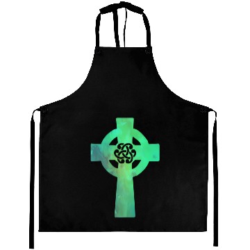 Discover Irish Celtic Cross Knot St Patrick'S Day Christian Aprons