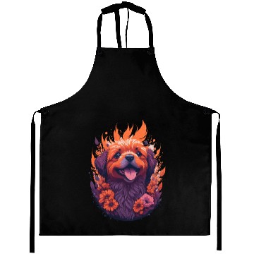 Discover Cute Border Collie Puppy Aprons
