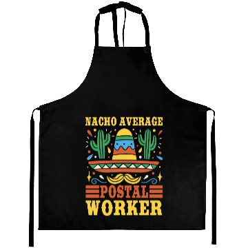 Discover Nacho Average Postal Worker Outfit Cinco De Mayo Aprons