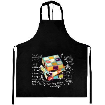 Discover Competitive Puzzle Cube Math ed Cubing 80'S Toy Aprons