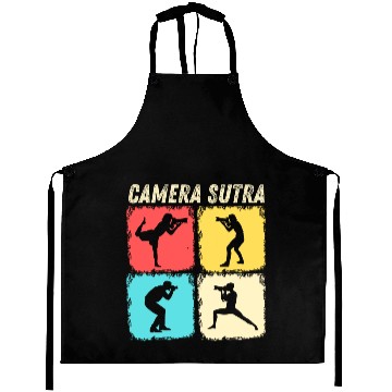 Discover Camera Sutra Funny Photography Camera Lover Aprons