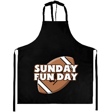 Discover Sunday Fun Day Football Aprons