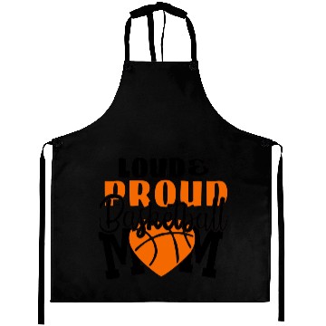 Discover Loud Proud Basketball Mom Aprons