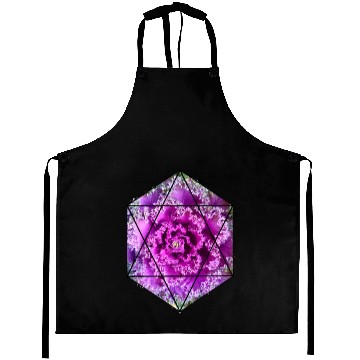 Discover flower pattern purple Aprons