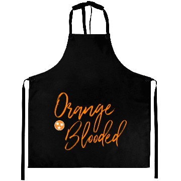 Discover Tennessee Fan Orange Blooded Vol Sports Fan State Aprons