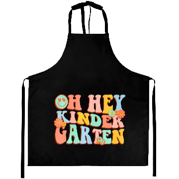 Discover Oh Hey Kindergarten First Day Back To School Teach Aprons