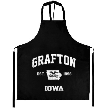Discover Grafton Iowa Ia State Athletic Style Aprons
