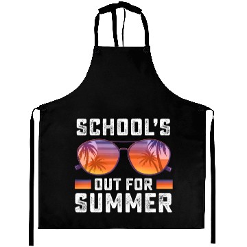 Discover Last Day Of School Schools Out For Summer Teacher Aprons