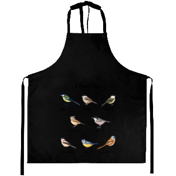 Discover I Love Tits Birdwatching Bird Lover Aprons