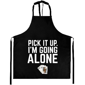Discover Pick It Up I'M Going Alone Euchre Aprons