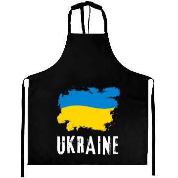 Discover Ukraine Flag Ukrainian Support Pride Aprons