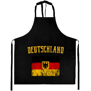Discover Deutschland German Flag Aprons