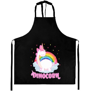 Discover Dinocorn For Unicorn And Dinosaur Aprons