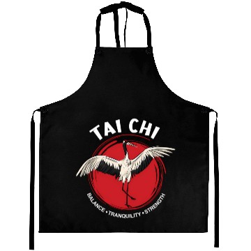 Discover Tai Chi Crane Balance Tranquility Strength Qigong Aprons