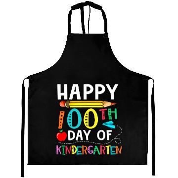 Discover 100 Days Of Kindergarten Happy 100Th Day Of School Aprons