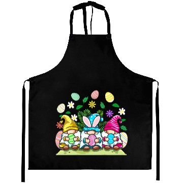 Discover Happy Easter Gnomes Egg Hunting For Aprons