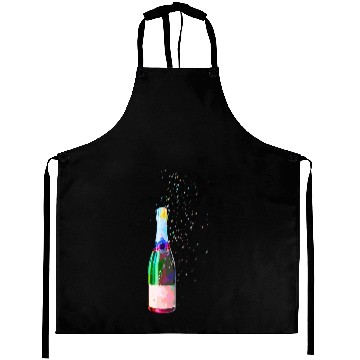 Discover Champagne Bottle Sparks Aprons