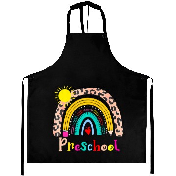 Discover Team Preschool Squad Back To School Rainbow Teache Aprons