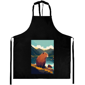 Discover Capybara Nature Capibara Aprons