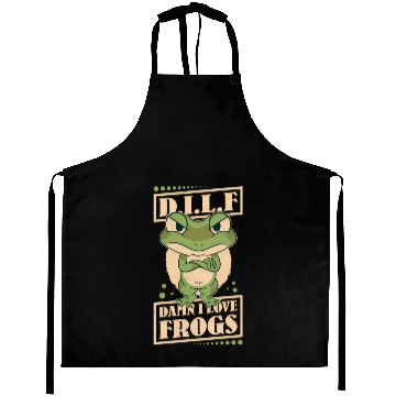 Discover Damn I Love Frogs Aprons