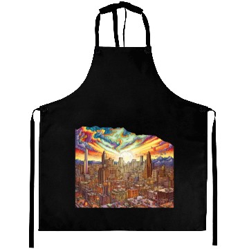 Discover "Phoenix 3D Radiance A Limited Edition Cityscape Aprons
