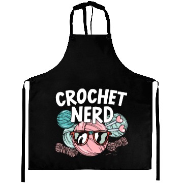 Discover Crochet Nerd For A Crochet Crocheting Aprons