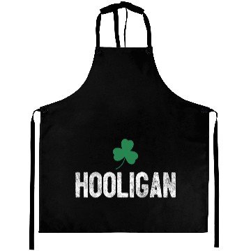 Discover Hooligan Irish St Patrick'S Day Shamrock Clover Aprons