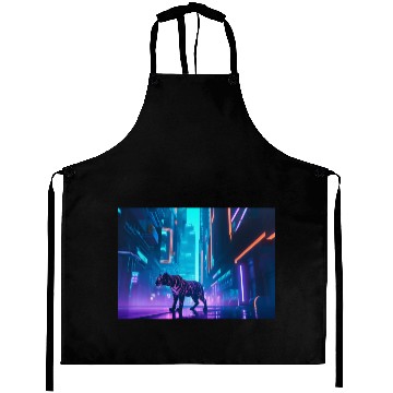 Discover Geometric Tiger Aprons