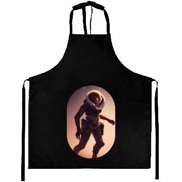 Discover Astronaut Monkey Discovering Planet Mars 1 1 Aprons