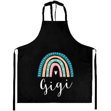 Discover Gigi Rainbow For Grandma Family Aprons