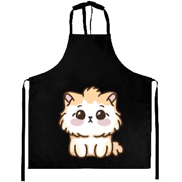Discover cute kawaii cat valentine gift 1 Aprons
