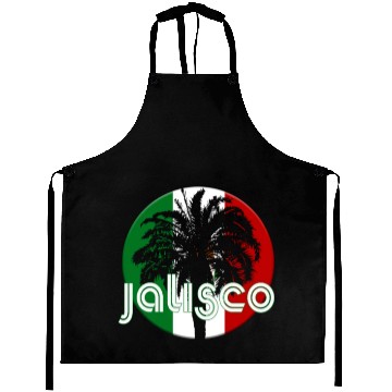 Discover Jalisco Mexico Flag Native Palm Tree Mexican Aprons