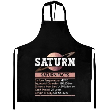 Discover Saturn Planet Facts Space Lover Solar System Aprons