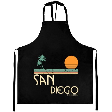 Discover San Diego California Sunset Palms Aprons