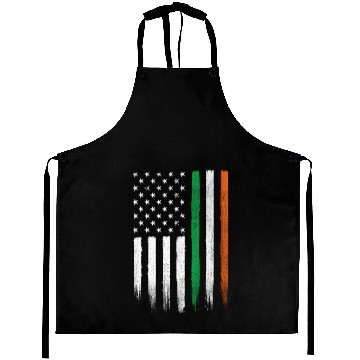 Discover Patriotic Irish American Flag Ireland St Patrick'S Aprons