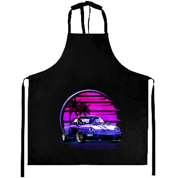 Discover Vaporwave Sunset 80S Car Aprons