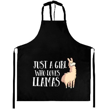Discover Llama Just A Who Loves Llamas Aprons