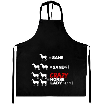 Discover Crazy Horse Lady Aprons