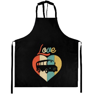 Discover Love School Bus Aprons