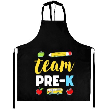 Discover Team Pre-K Teacher First Day Preschool Back to Sch Aprons