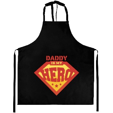 Discover Daddy is my superhero 1 Aprons